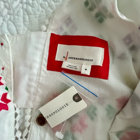 NWT Anthropologie Dolly Embroidered Dress Size Medium - Picture 6 of 7